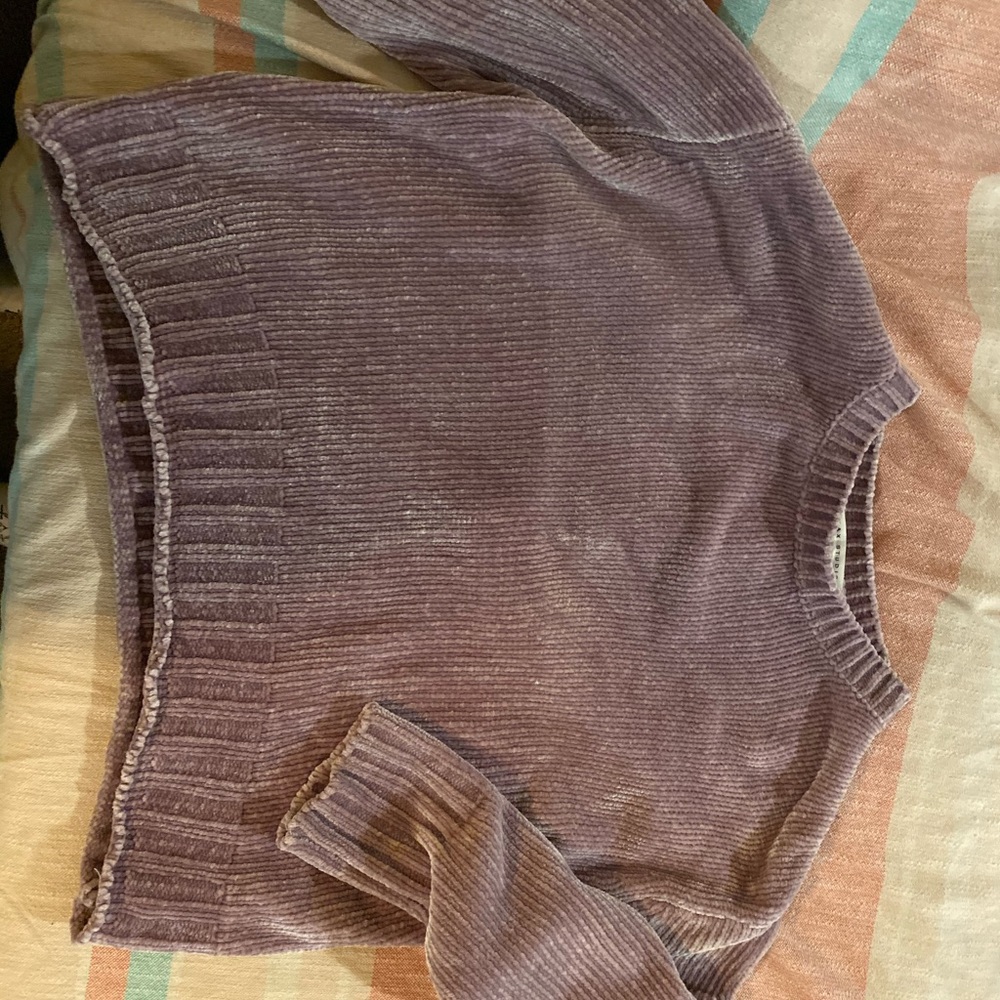 Lilac Chenille Sweater